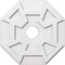 Ekena Millwork Logan Architectural Grade PVC Contemporary Ceiling Medallion, 16"OD x 3"ID x 5 1/2"C x 1"P CMP16LG-03000 - alternate 1